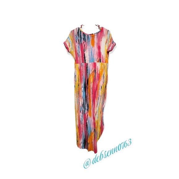 B Famous Multicolored maxi Dress - Picture 2 of 4